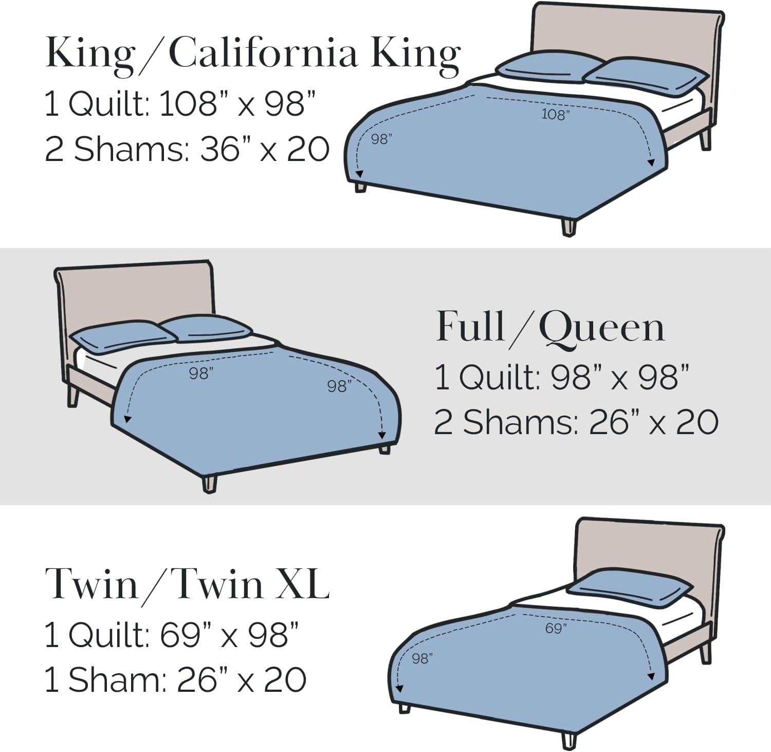 Quilted Summer Comforter, King Size Quilt Bedding Set with 2 Pillow Shams, Geometric Circle Design, Lightweight Bedspread, California/King Size Coverlet, Comfy Soft, Bone